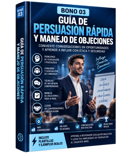 Bono 03 - Guía de Persuasión Rápida y Manejo de Objeciones